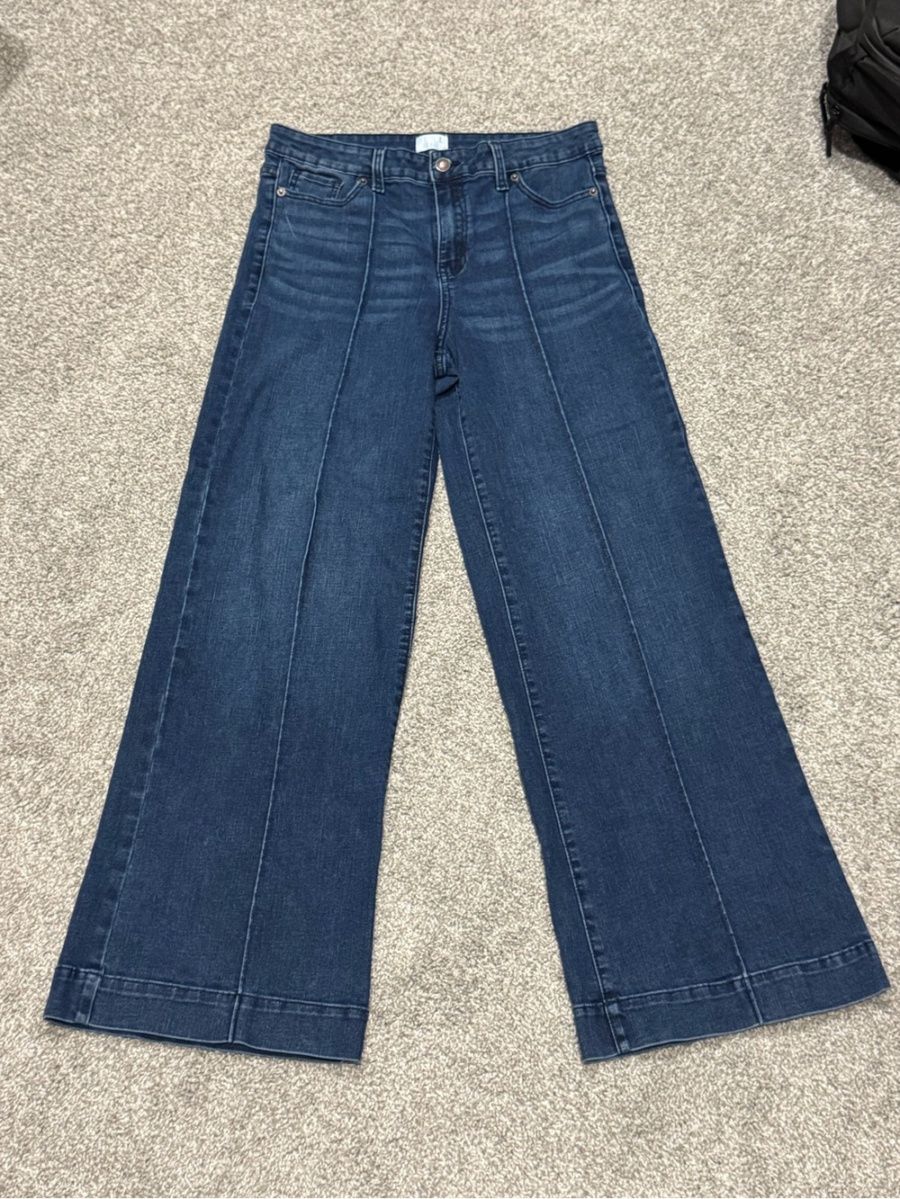 Time and Tru Dark Blue Wide Leg Jeans